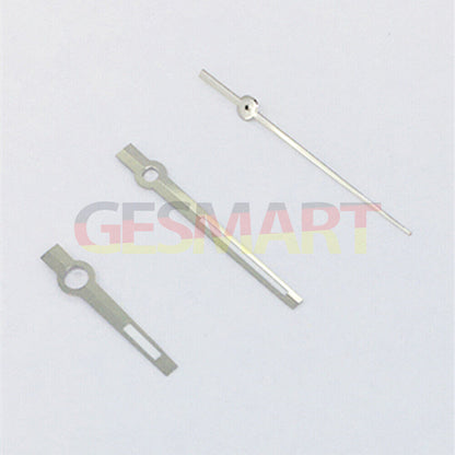 Aiguilles de seconde lumineuses vertes argentées pour montres Asian 8215/2813/8205