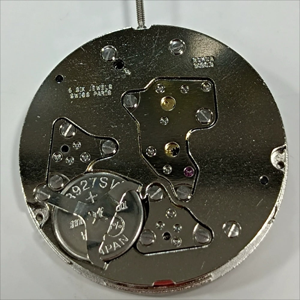 Swiss Made Ronda 5050B quartz watch movement with 3 hands and big date at 6 o'clock.