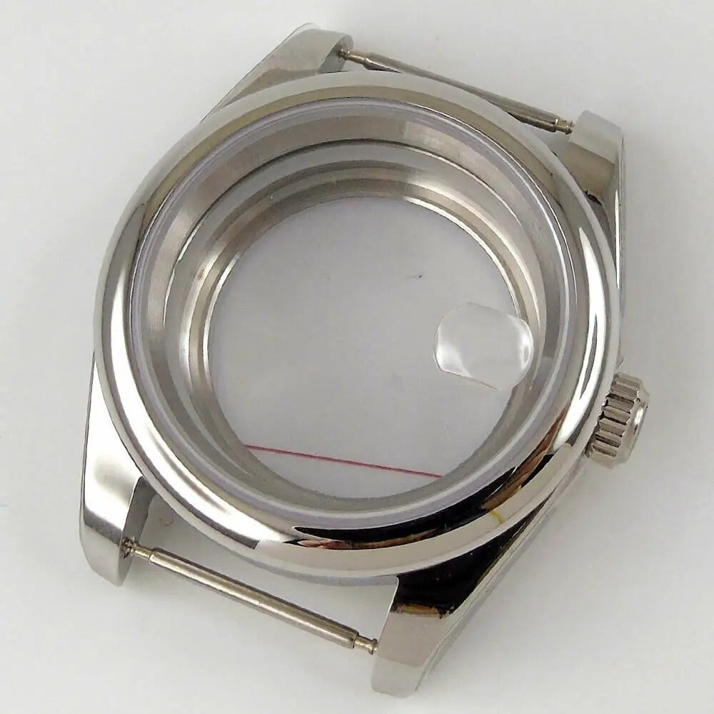 Personalized 39mm Sapphire Glass Watch Case Fit NH35/36 ETA2836 2824 Miyota 8215