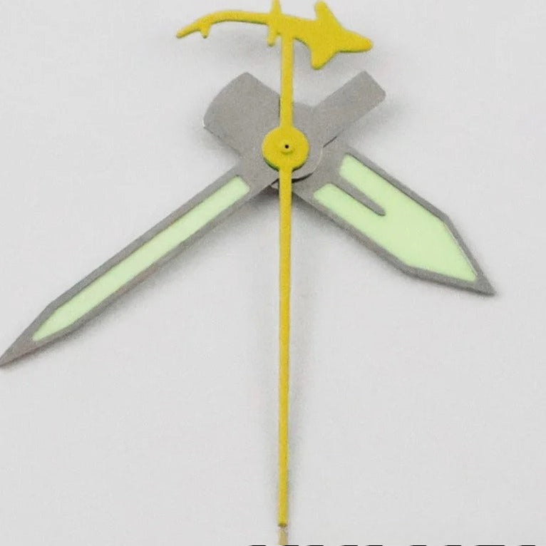 Shark Second Hands C3 Luminous Watch Hands for NH34 NH35 NH36 NH38 NH70 NH72
