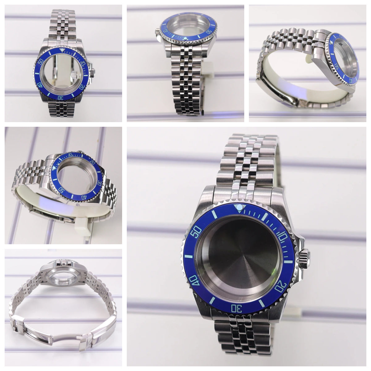 40mm Watch Case C3 Ceramic Bezel For Eta2824 PT5000 NH35 NH36 4R36 Miyota 8215
