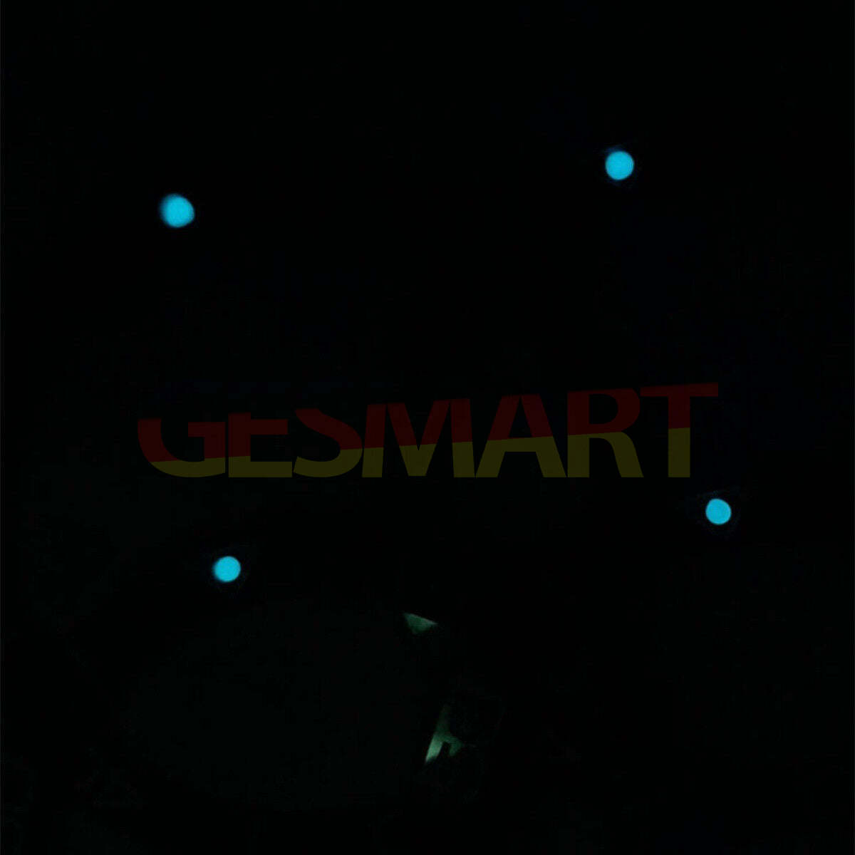 Ceramic blue luminous bezel ring by Conquest for 38.5mm watch, enhancing style and durability.