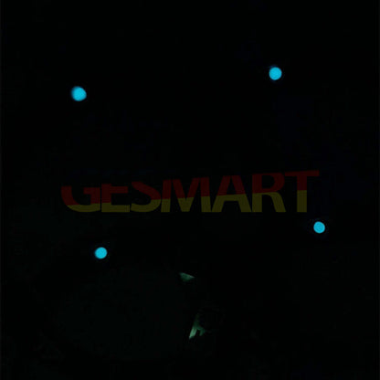 Ceramic blue luminous bezel ring by Conquest for 38.5mm watch, enhancing style and durability.