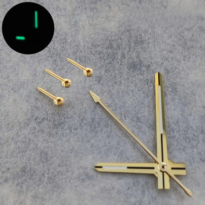 6Pins Multicolor Hands with Green Luminous Watch Hands Pointers for VK63 VK64