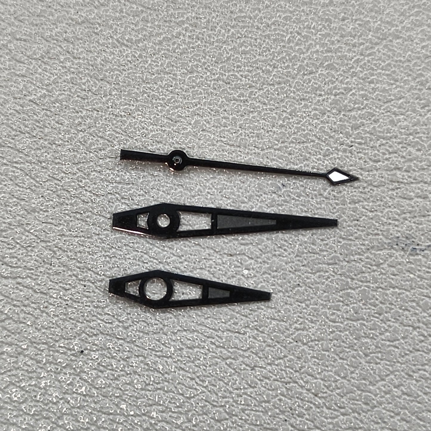 Black Big Arrow with Green Lume Watch Hands for NH35/36 NH38 NH72 NH70