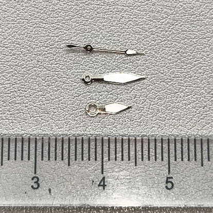 2 Sets Silver Lume Sets Watch Hands For Miyota 2035 Quartz Movement