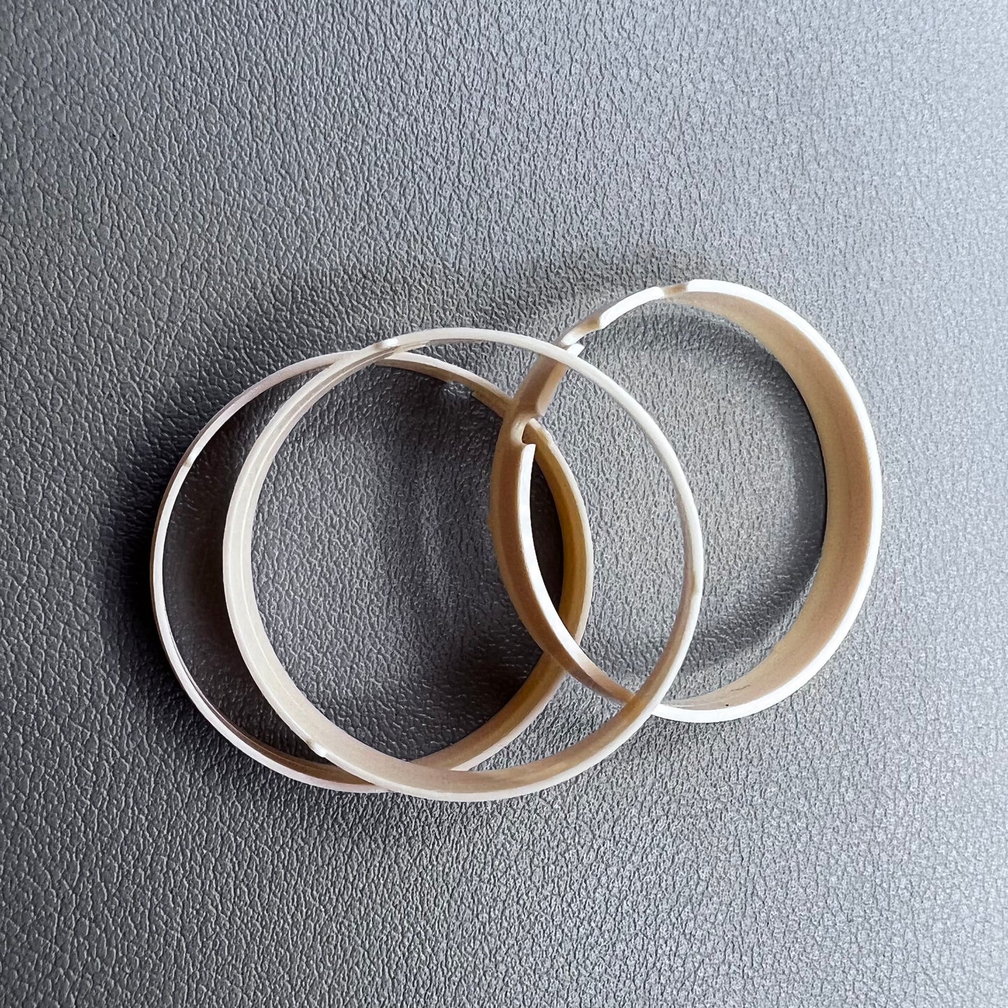 3 PIECES Watch Case Cushion Mount Spacer Ring Fixing Ring for ETA251.262 Movement