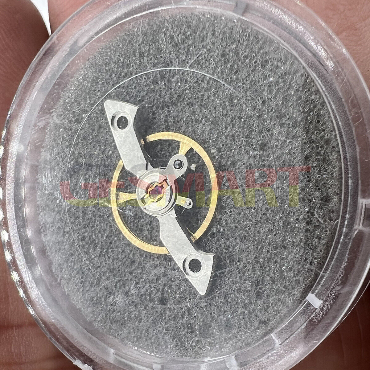 Precision China Made balance wheel set for Seagull ST25 series watch movements, enhancing timekeeping accuracy.