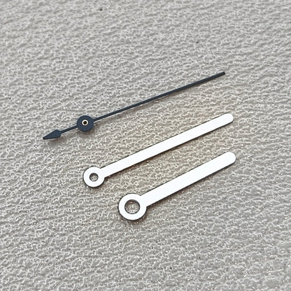 2 Sets 12mm Round Pointed White Painted Hands Set for Ronda 515 Movement