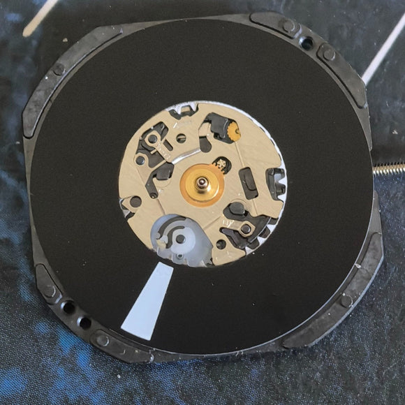 Japan Made Epson VX42.E Quartz Movement 3 Hands Black Disk Watch Part