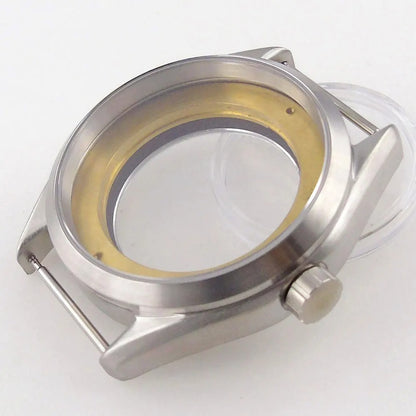 Polished Brushed 41mm 316L Watch Case Fit ETA 2836 Miyota 8215 NH35 NH36 C176