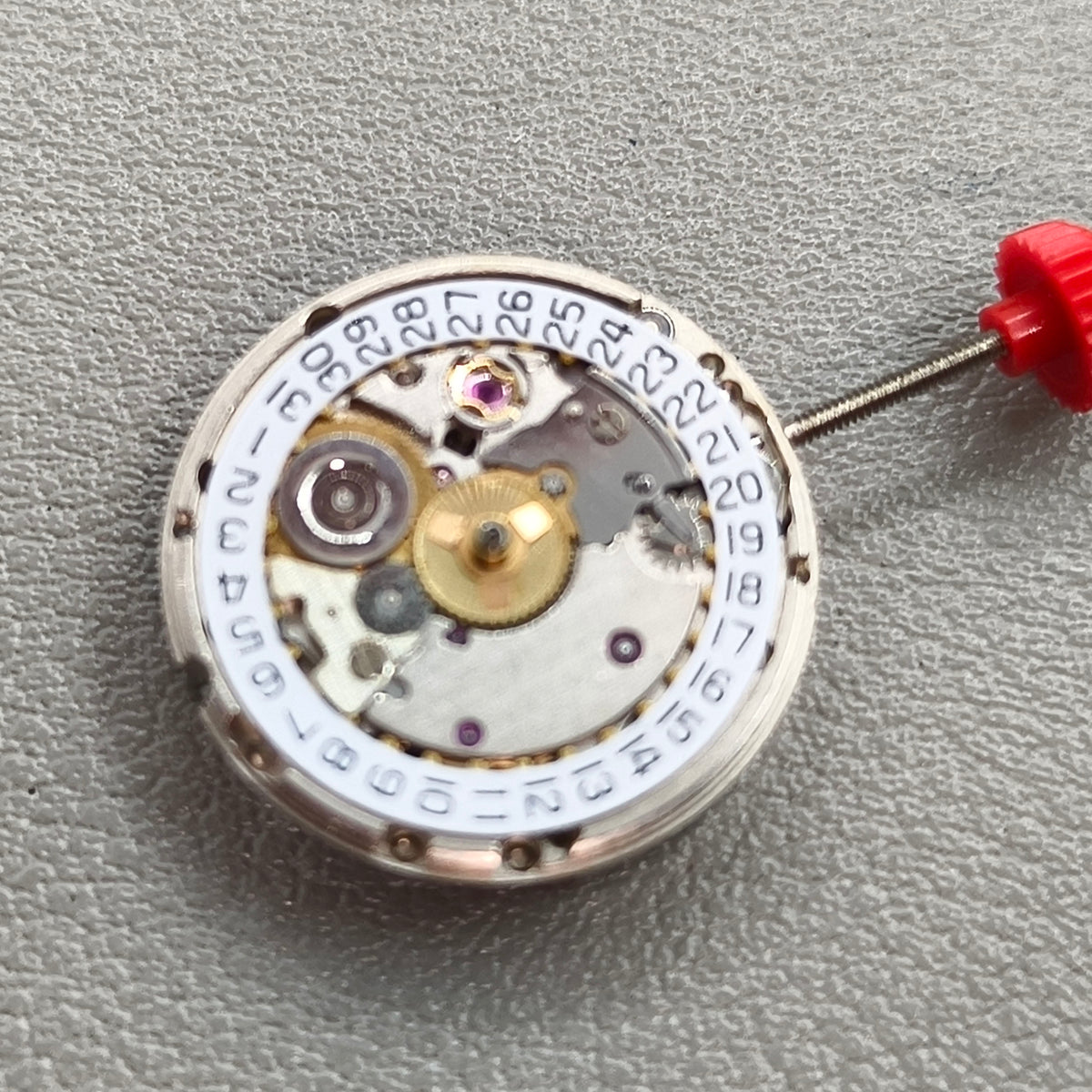 Chinese 2671 Silver Automatic Mechanical Movement Date@3 Replace ETA2671
