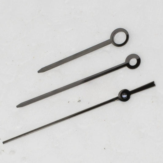 Aiguilles de montre longues noires modifiées 11 x 14,7 x 18 mm pour mouvement ETA2836 2824 2892A2