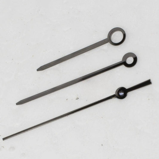 Aiguilles de montre longues noires modifiées 11 x 14,7 x 18 mm pour mouvement ETA2836 2824 2892A2