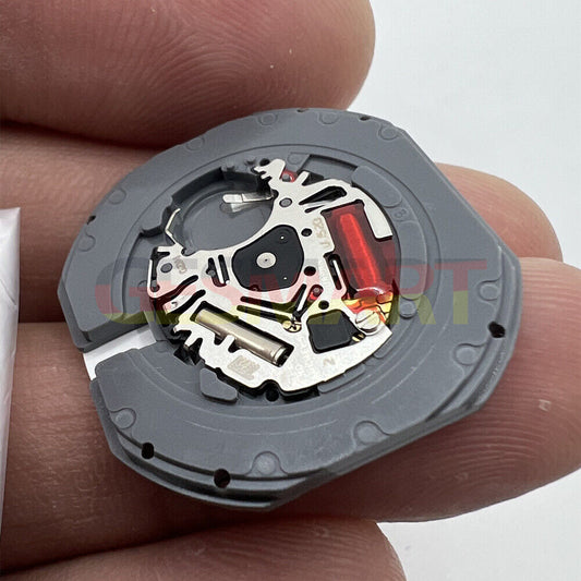 Hattori Epson VJ52B quartz watch movement with date display at 3 o?clock, Japan-made precision.