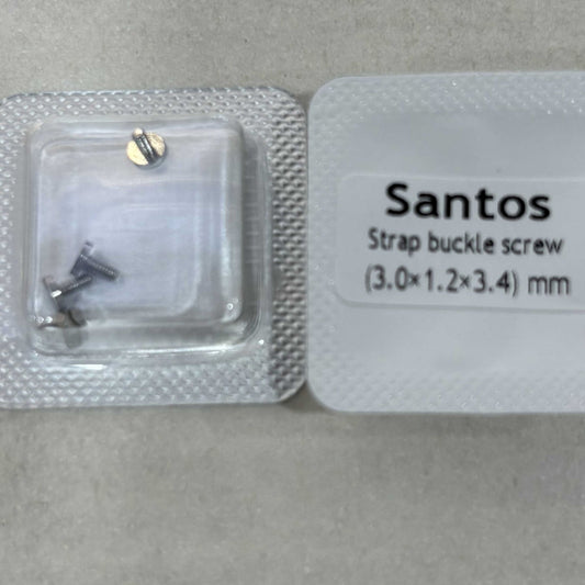 3x1,2x3,4mm Uhr Fall Zurück Abdeckung Schnalle Schrauben Fit für Santos Uhr Reparatur Teil