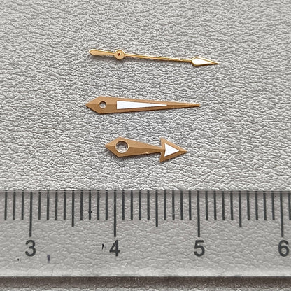Rose Golden Trim with Green Lume Watch Hands Fit for NH35 NH36 PT5000