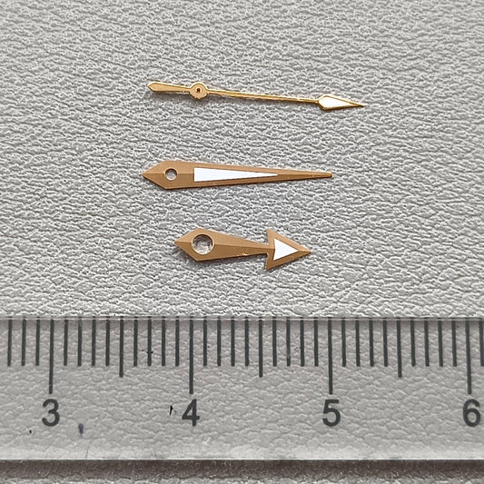 Rose Golden Trim with Green Lume Watch Hands Fit for NH35 NH36 PT5000
