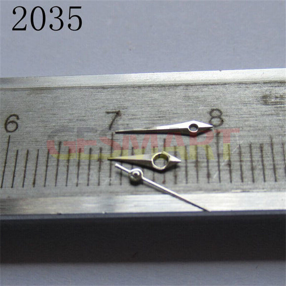 Silver Arrow Shape Watch Hands Set for Miyota 2035 2115 2105 2305 Movement