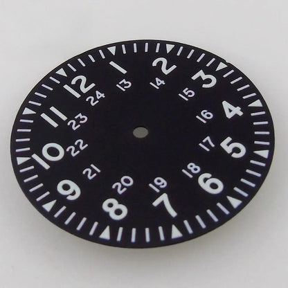 33.6mm Luminous Watch Dial Fit For NH35 NH35A Arabic Numerals (Dial+hand)