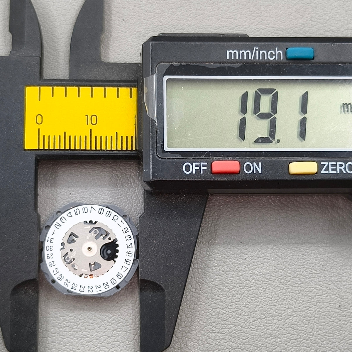Japan Hattori Epson TMI VJ12 VJ12B Watch Quartz Movement Date@3