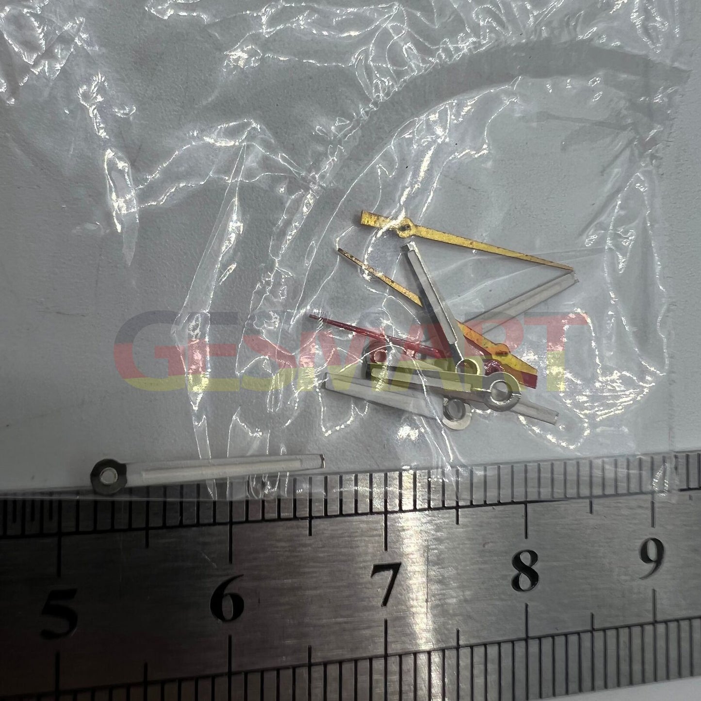 Aiguilles de montre luminescentes argentées pour mouvement à quartz Miyota 2035 P1-H4-C120 