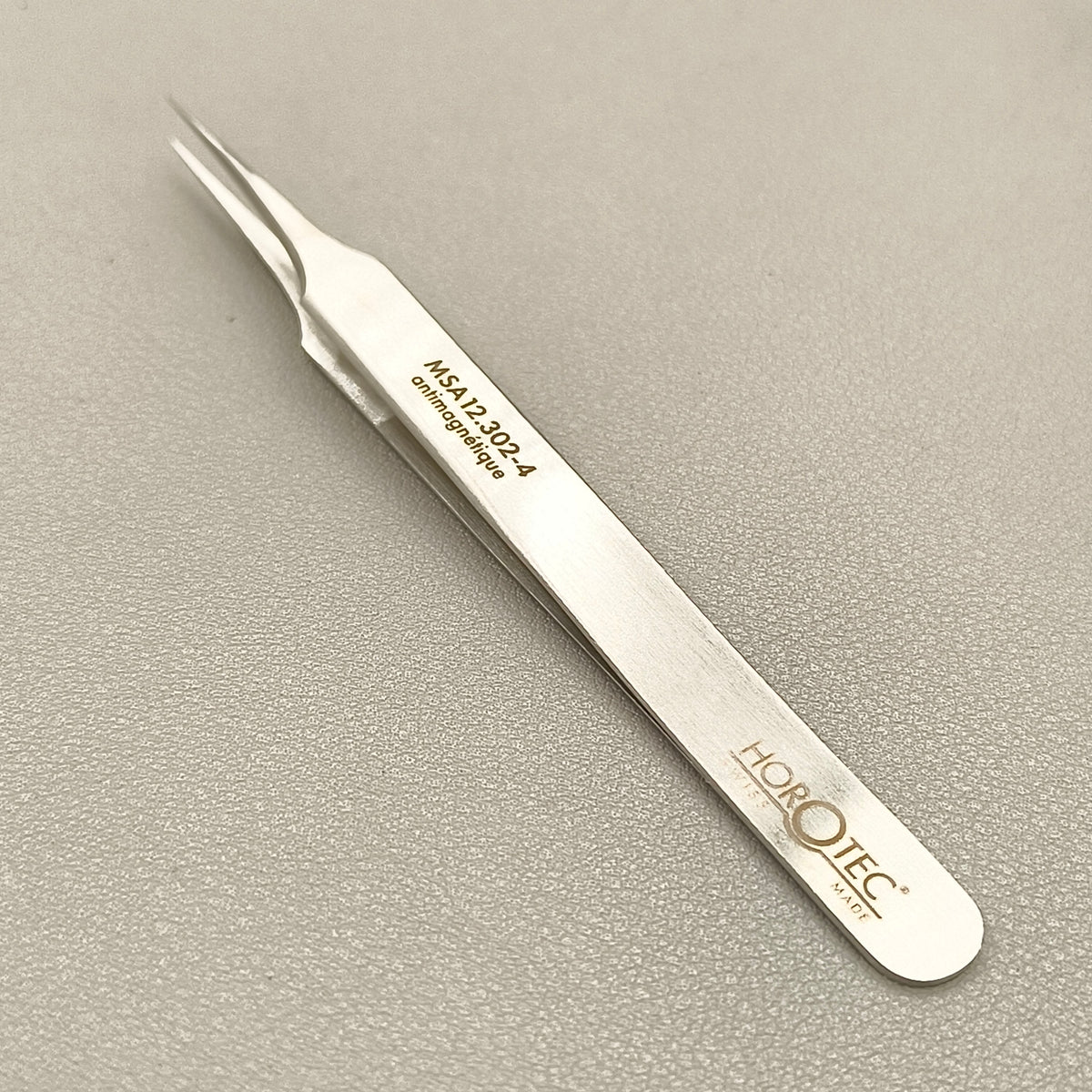 Swiss Horotec MSA12.302-4 100% Antimagnetic Steel Tweezer