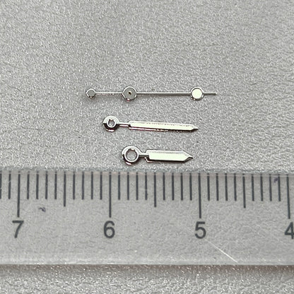 2 Sets Silver Trim Lume Watch Hands for Miyota 2035 Watch Quartz Movement
