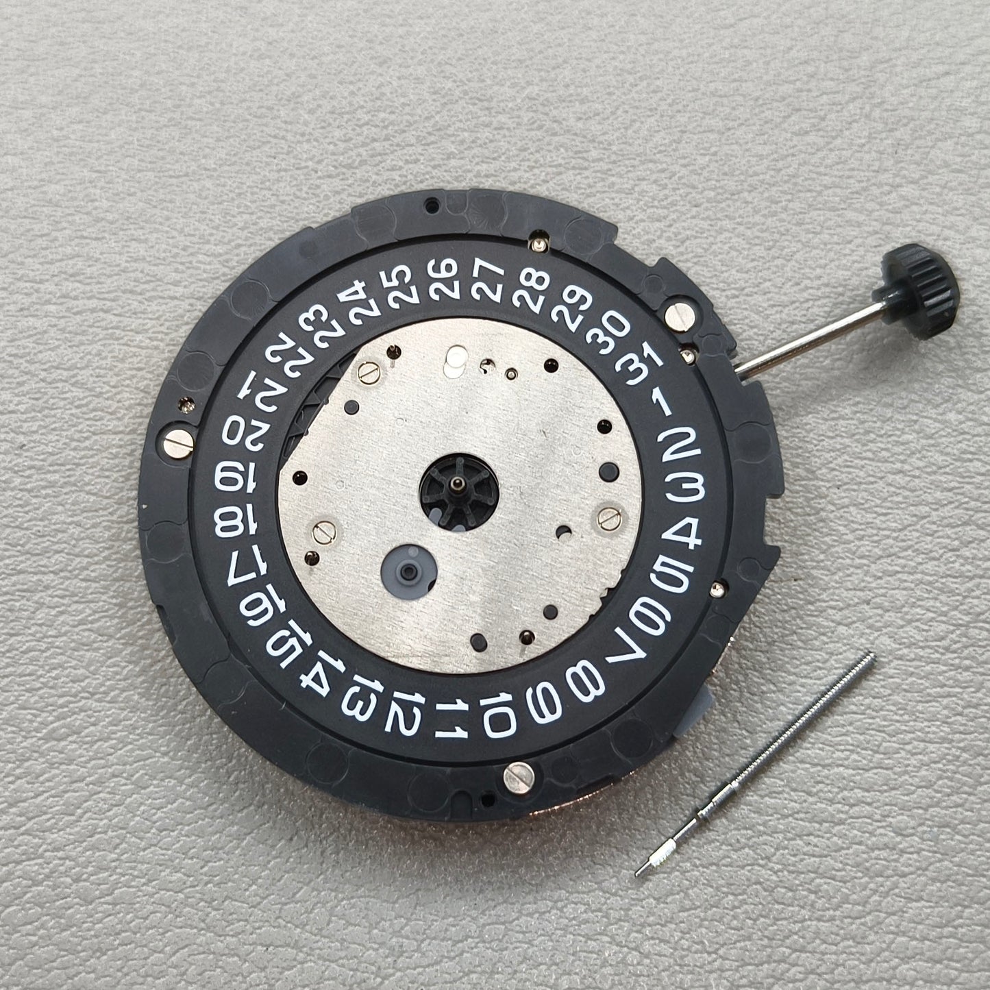 Miyota 6S10 Quartz Movement Watch Part Black Disk Date@3