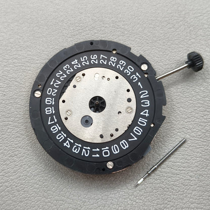 Miyota 6S10 Quartz Movement Watch Part Black Disk Date@3
