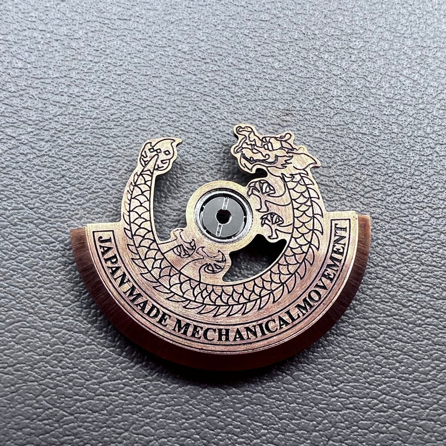 Modified Rose Gold Dragon Black Carved Rotor Oscillating Weight for NH35 NH36