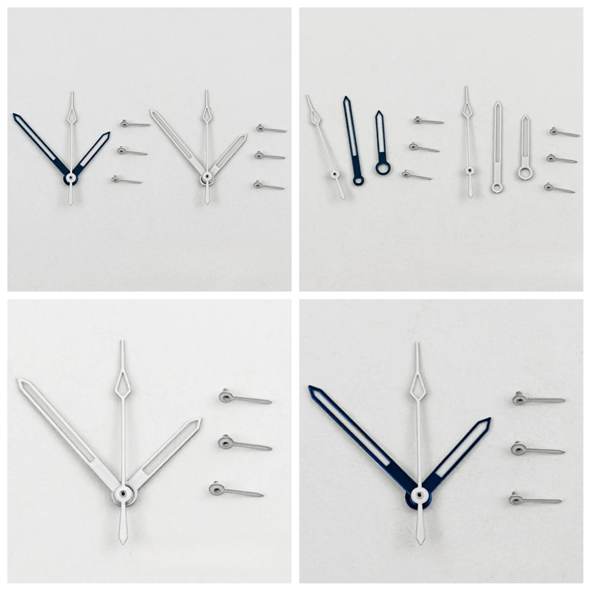 White Blue Hand VK63 Hands 6 Watch Pins Green Luminous for VK63A VK64 Quartz