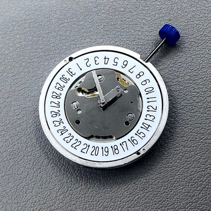 Swiss Ronda 5021D quartz movement with date display at 6 o'clock, precise watch accessory by Ronda.