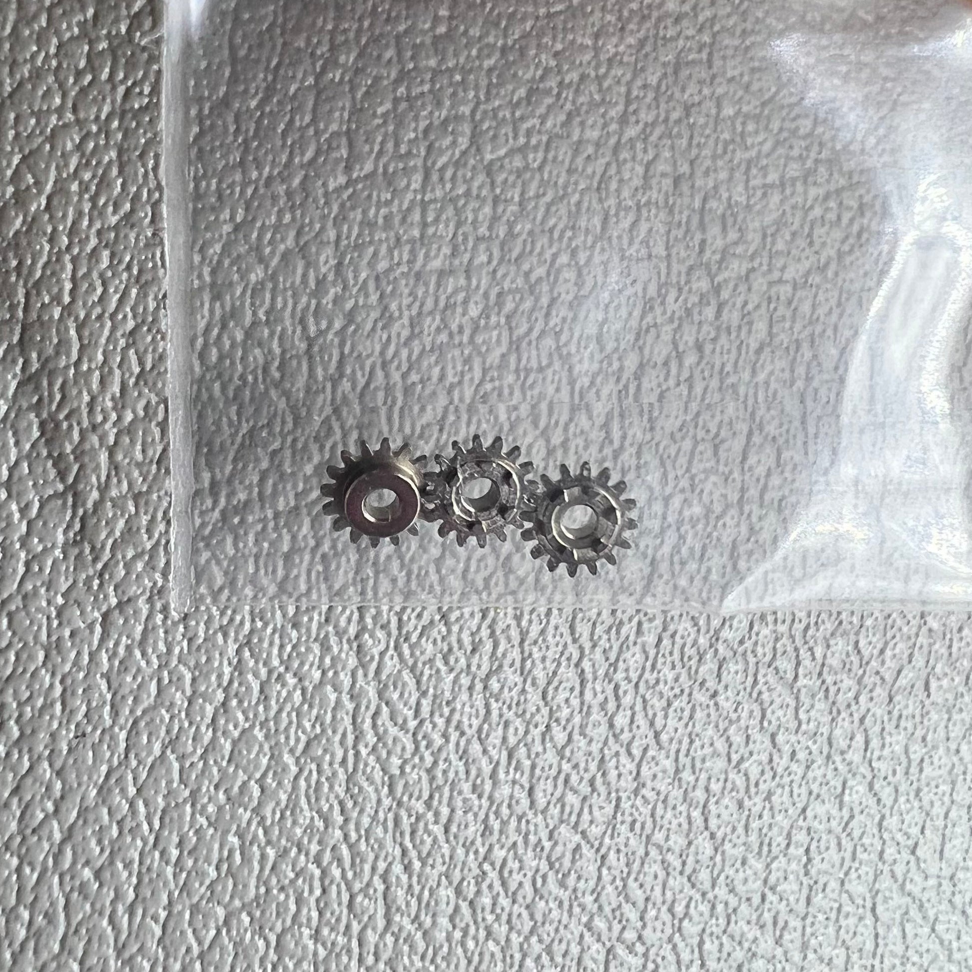 Set of 3 Japan winding pinions for Miyota NH35 NH36 watch movements, precision fit and durable.