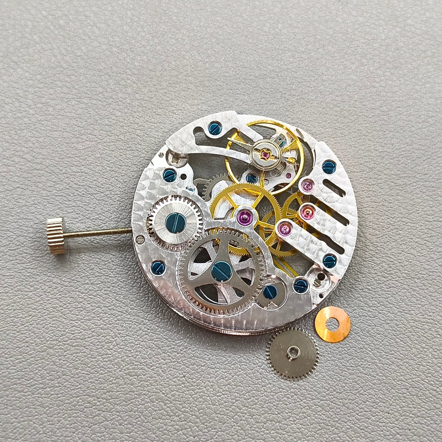 Seagull ST3600 6497 Hollow Silver Carved Hand Winding Mechanical Movement