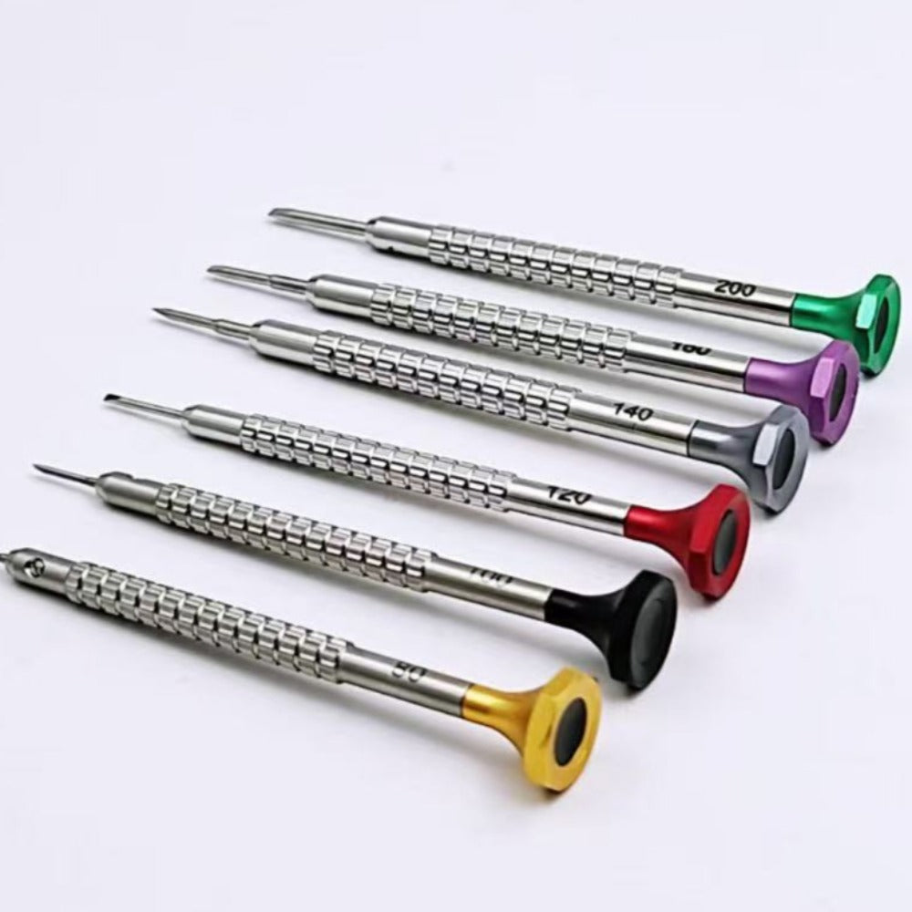 Octagonal head screwdriver set, 0.8-2mm precision tools for watch repair by China Made.