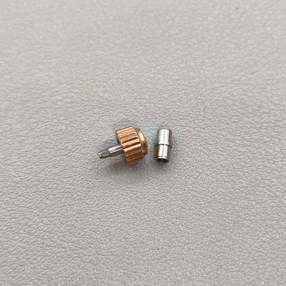 Rose Golden 6.0mm Watch Crown with Tube for OMEGA Seamaster 300 Watch