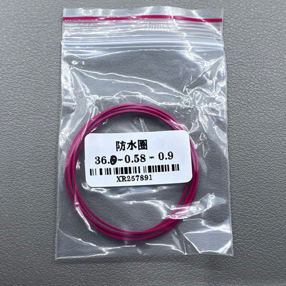 Set of 5 Teflon watch gasket O-rings 36mm for Tissot models T063, T035, 1853, T099, T028, T41