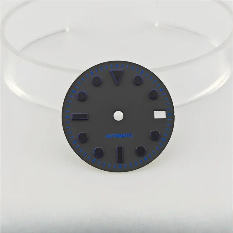 28.5mm Watch Dial Multicolor Nail SUB No Luminous for NH34/NH35 Movement