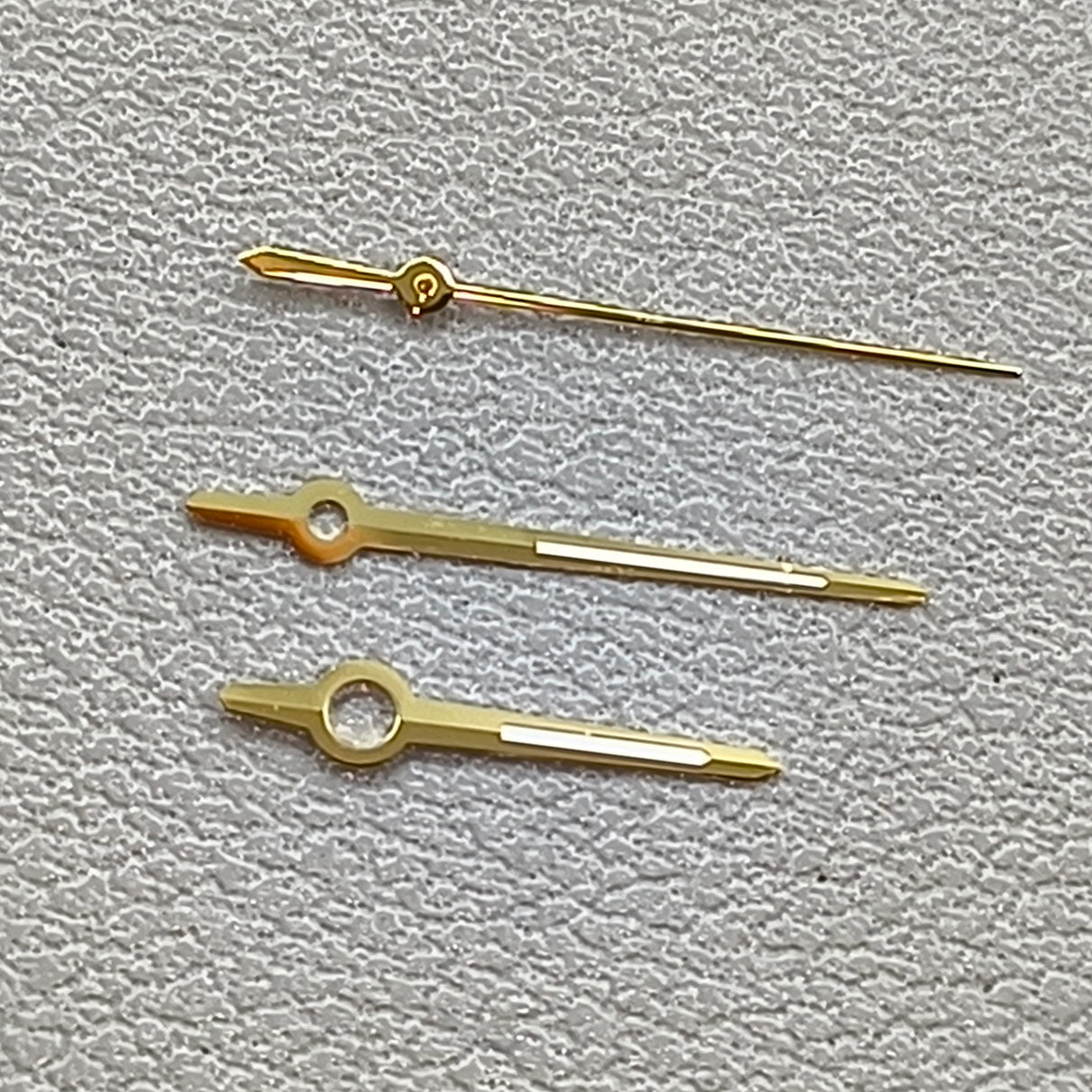 Golden Trim Watch Hands with Green Luminous for ETA 2892 2846 2836 2824