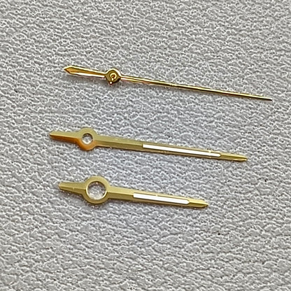 Golden Trim Watch Hands with Green Luminous for ETA 2892 2846 2836 2824