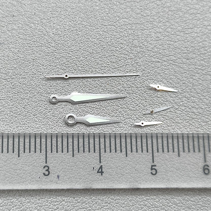 Silver Trim Luminous 6 Pins Watch Hands for ETA G10.211 Quartz Watch Movement