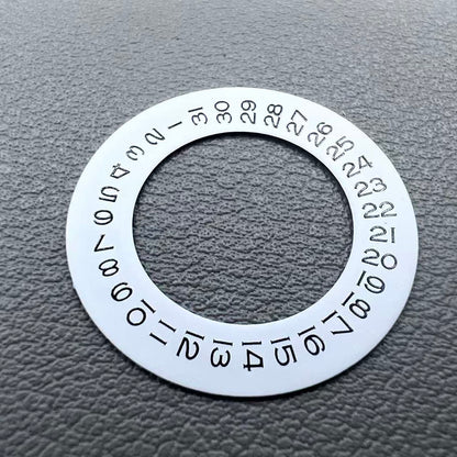 Thicken date disk wheel overlay for Seagull Tianjin 2824 movement, durable watch accessory replacement.