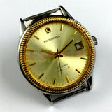 37mm Shanghai Manual Mechanical Watch Golden Nail Golden Dial Round Case 17 Jews