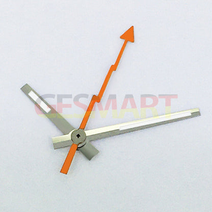 Lightning-style second hand with silver trim and green lume, fits ETA2834/2836/2824 for watch customization.