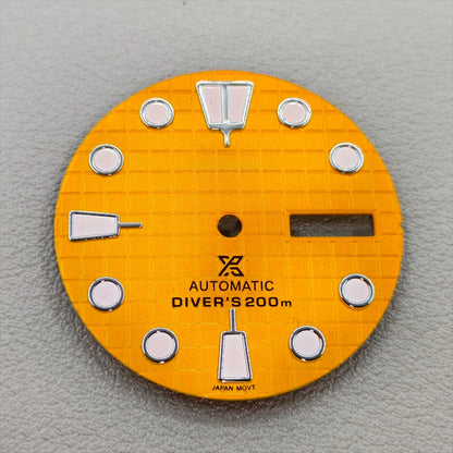 watch dial with S logo