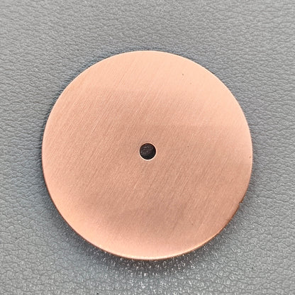 Modified Solid Pink 28.5mm Watch Dial No Lume Metal for NH36 NH35 Movement