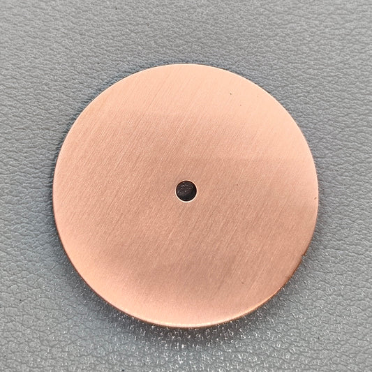 Modified Solid Pink 28.5mm Watch Dial No Lume Metal for NH36 NH35 Movement