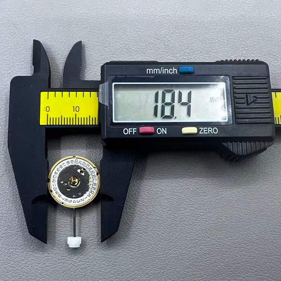 Swiss ETA E61.041 quartz watch movement by ETA with date indicator at 3 o'clock, precise timekeeping replacement.