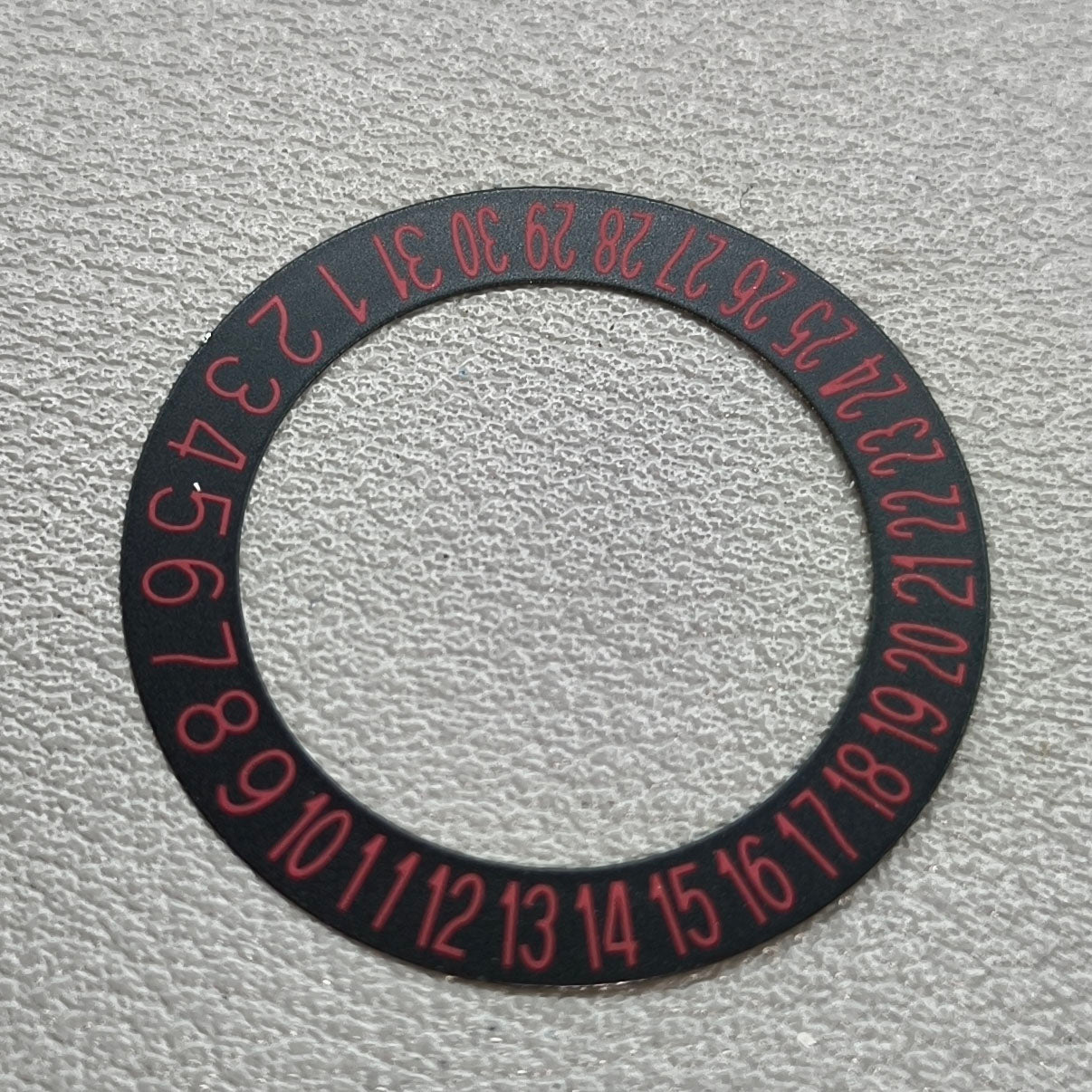 Red Font Date Disk Wheel Date Wheel Fit for NH35 NH36 Movement Date@6